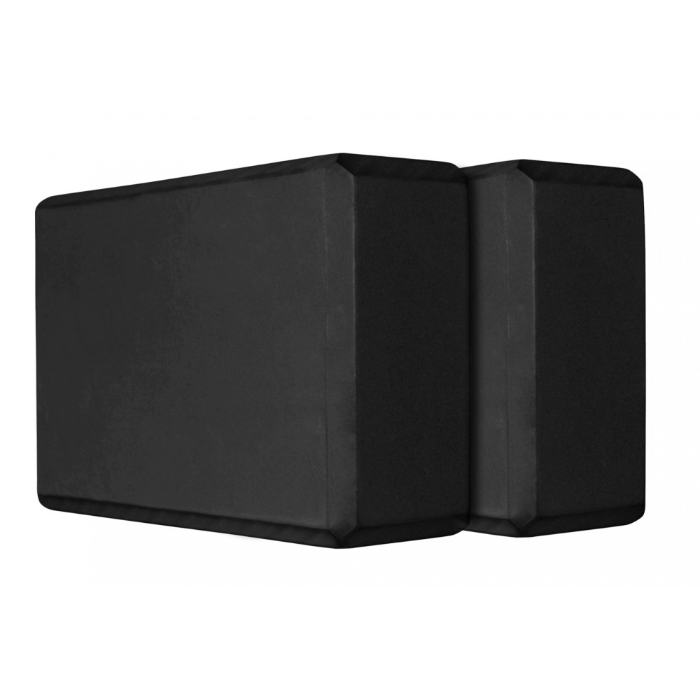 Блок для йоги SportVida Black 2 шт (SV-HK0175-2)