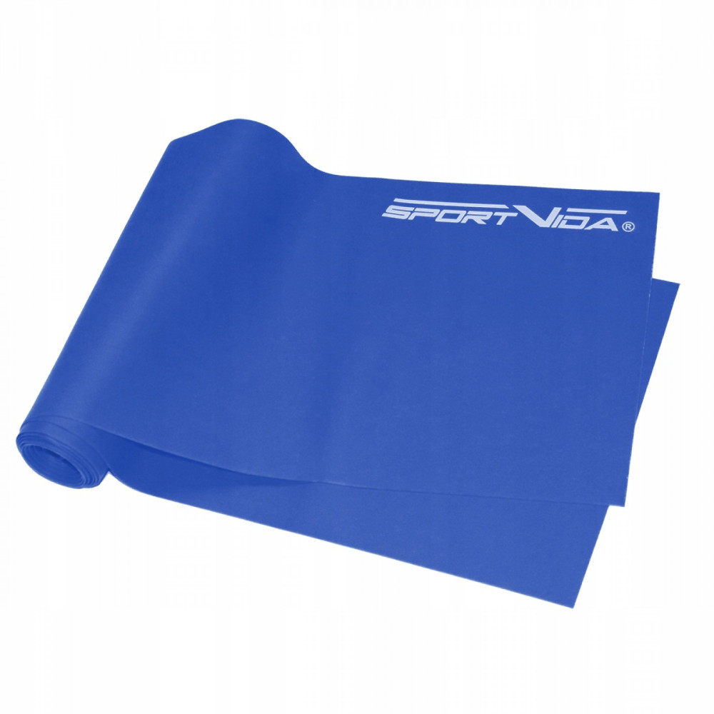 Стрічка-еспандер SportVida Flat Stretch Band для спорту та реабілітації 120 х 15 см 0-15 кг 3 шт SV-HK0183