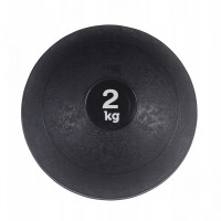 Слембол (медицинский мяч) для кроссфита SportVida Slam Ball 2 кг Black (SV-HK0196)
