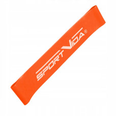 Резинка для фитнеса и спорта SportVida (лента-эспандер) Mini Power Band 1 мм 10-15 кг (SV-HK0202)