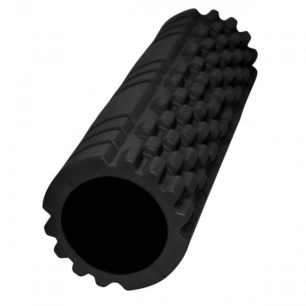 Масажний ролик (валик, роллер) SportVida EVA 45 x 14 см Black (SV-HK0212)