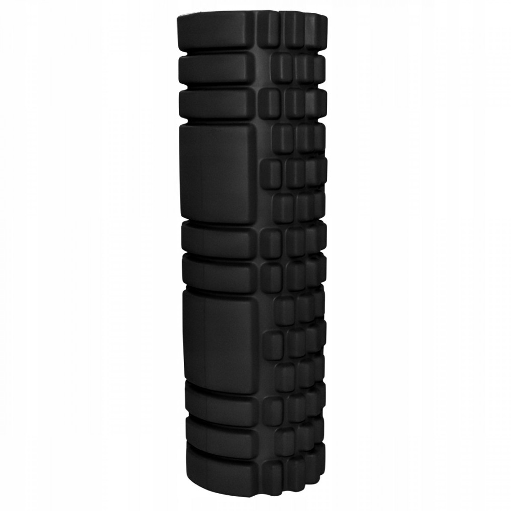 Масажний ролик (валик, роллер) SportVida EVA 45 x 14 см Black (SV-HK0212)