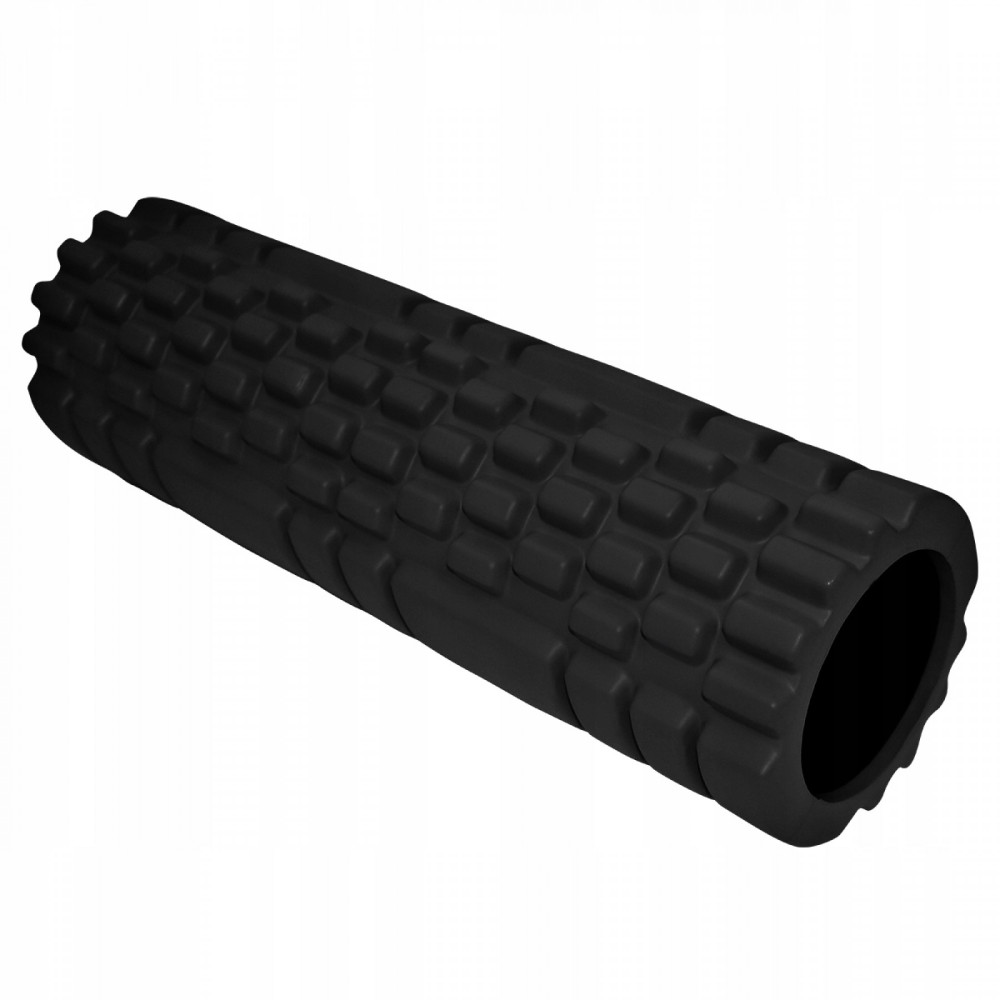 Масажний ролик (валик, роллер) SportVida EVA 45 x 14 см Black (SV-HK0212)