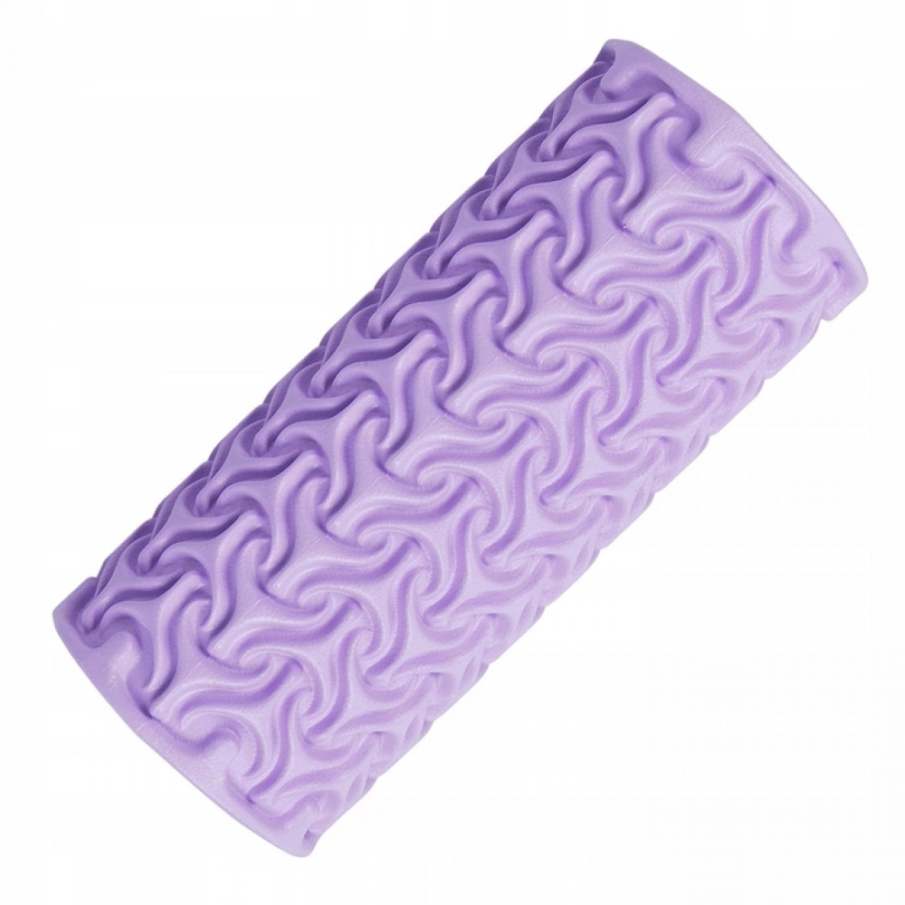 Массажный ролик (валик, роллер) SportVida EVA 33 x 14 см Purple (SV-HK0225)