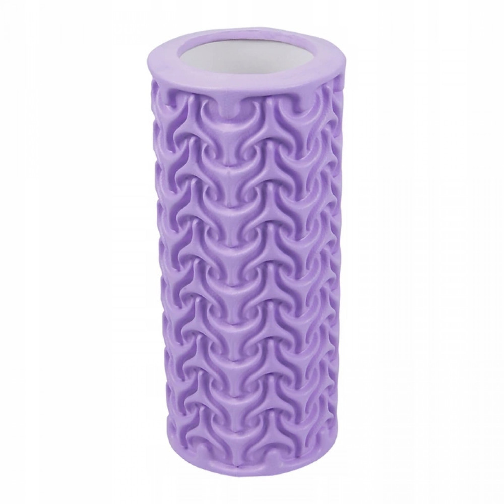 Массажный ролик (валик, роллер) SportVida EVA 33 x 14 см Purple (SV-HK0225)