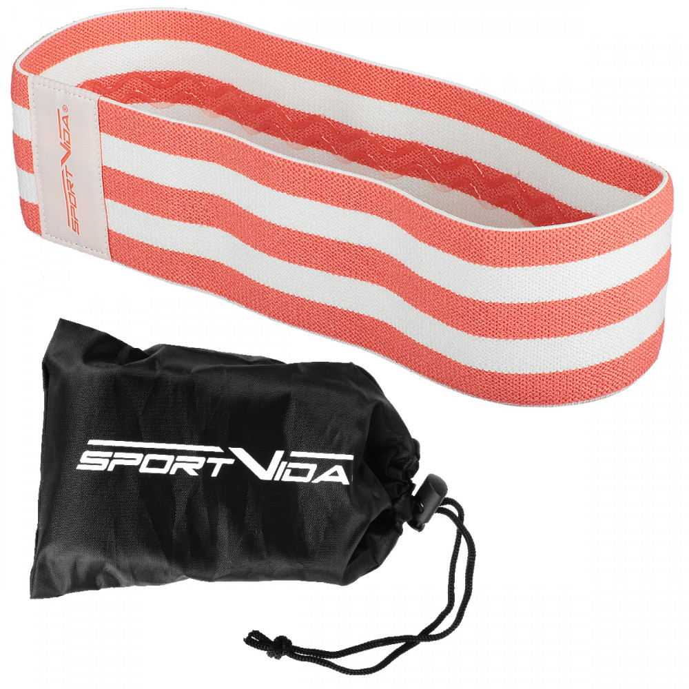 Резинка для фітнесу та спорту SportVida із тканини Hip Band Size M (SV-HK0252)