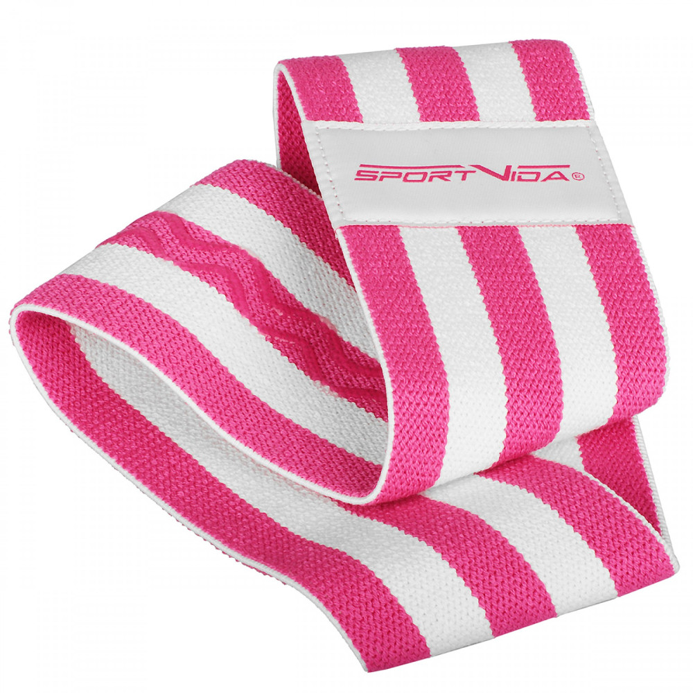 Резинка для фітнесу та спорту SportVida Hip Band із тканини Size S (SV-HK0254)