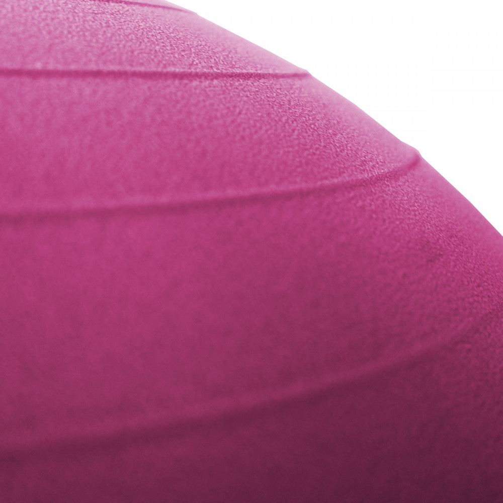 М'яч для фітнесу (фітбол) SportVida 55 см Anti-Burst Pink (SV-HK0287)