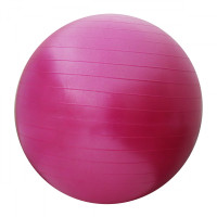 М'яч для фітнесу (фітбол) SportVida 65 см Anti-Burst Pink (SV-HK0289)