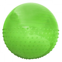 Мяч для фитнеса (фитбол) полумассажный SportVida 55 см Anti-Burst Green (SV-HK0291)