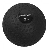 Слембол (медичний м'яч) для кросфіту SportVida Slam Ball 3 кг Black (SV-HK0345)