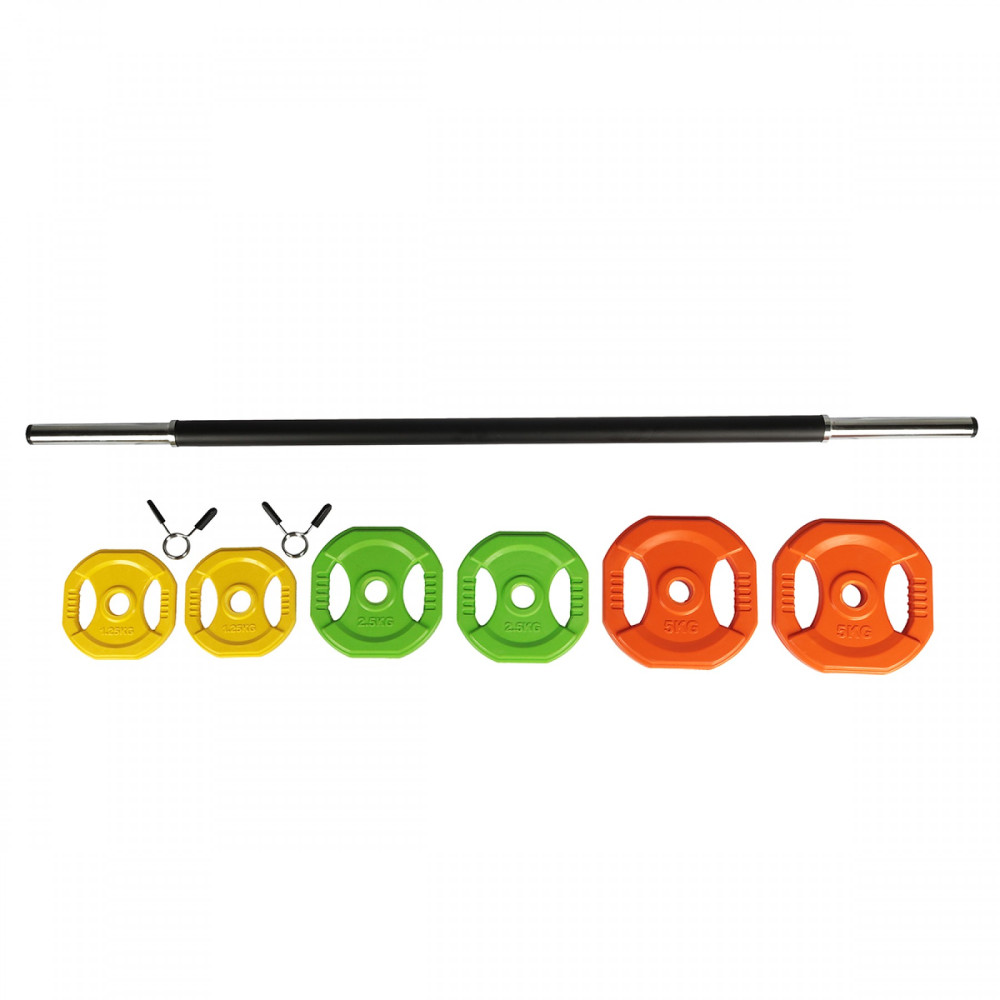 Штанга для аеробіки та фітнесу SportVida Body Pump (боді памп) 20 кг (SV-HK0377)