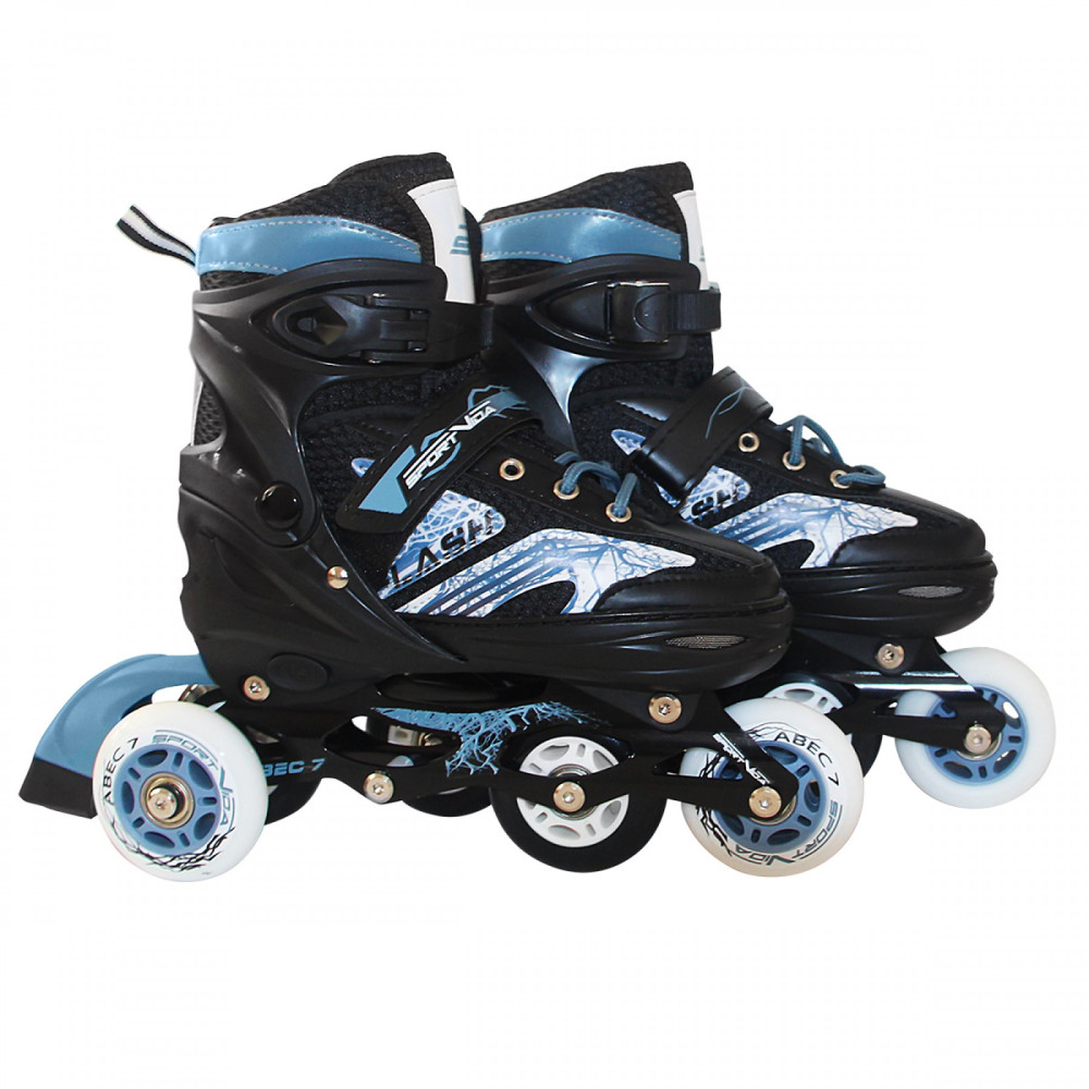 Роликові ковзани SportVida 4 в 1 Size 35-38 Black/Blue (SV-LG0020)