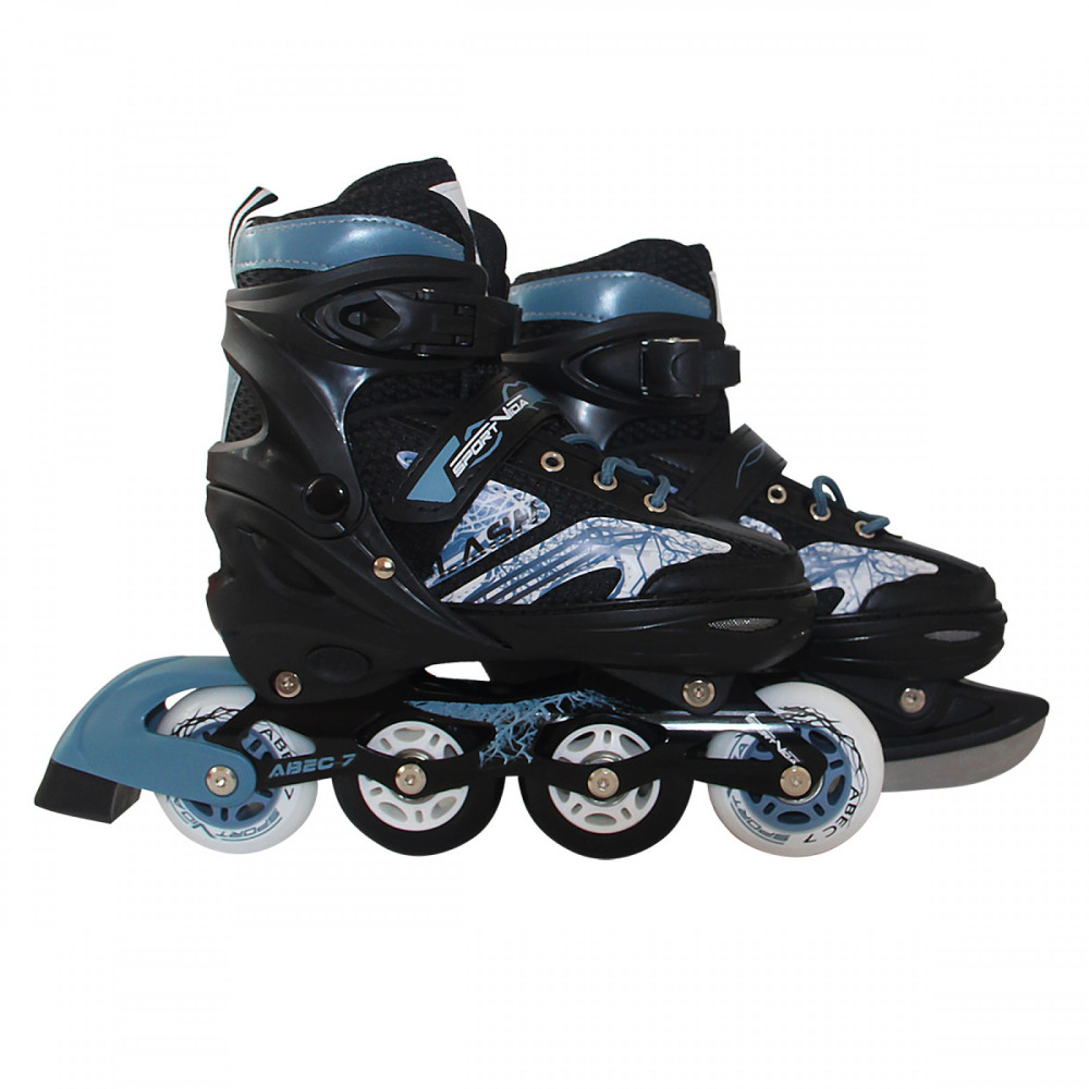 Роликові ковзани SportVida 4 в 1 Size 39-42 Black/Blue (SV-LG0021)