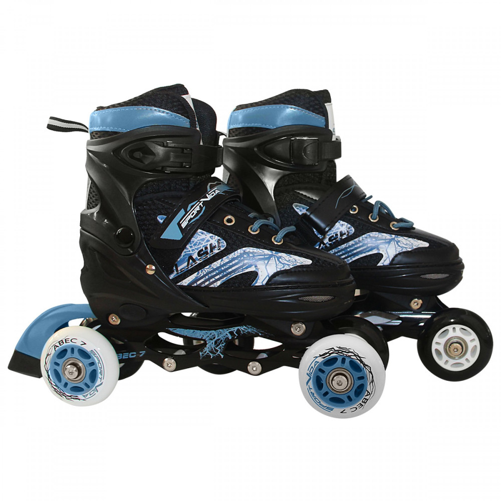 Роликові ковзани SportVida 4 в 1 Size 39-42 Black/Blue (SV-LG0021)