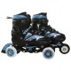 Роликові ковзани SportVida 4 в 1 Size 39-42 Black/Blue (SV-LG0021)