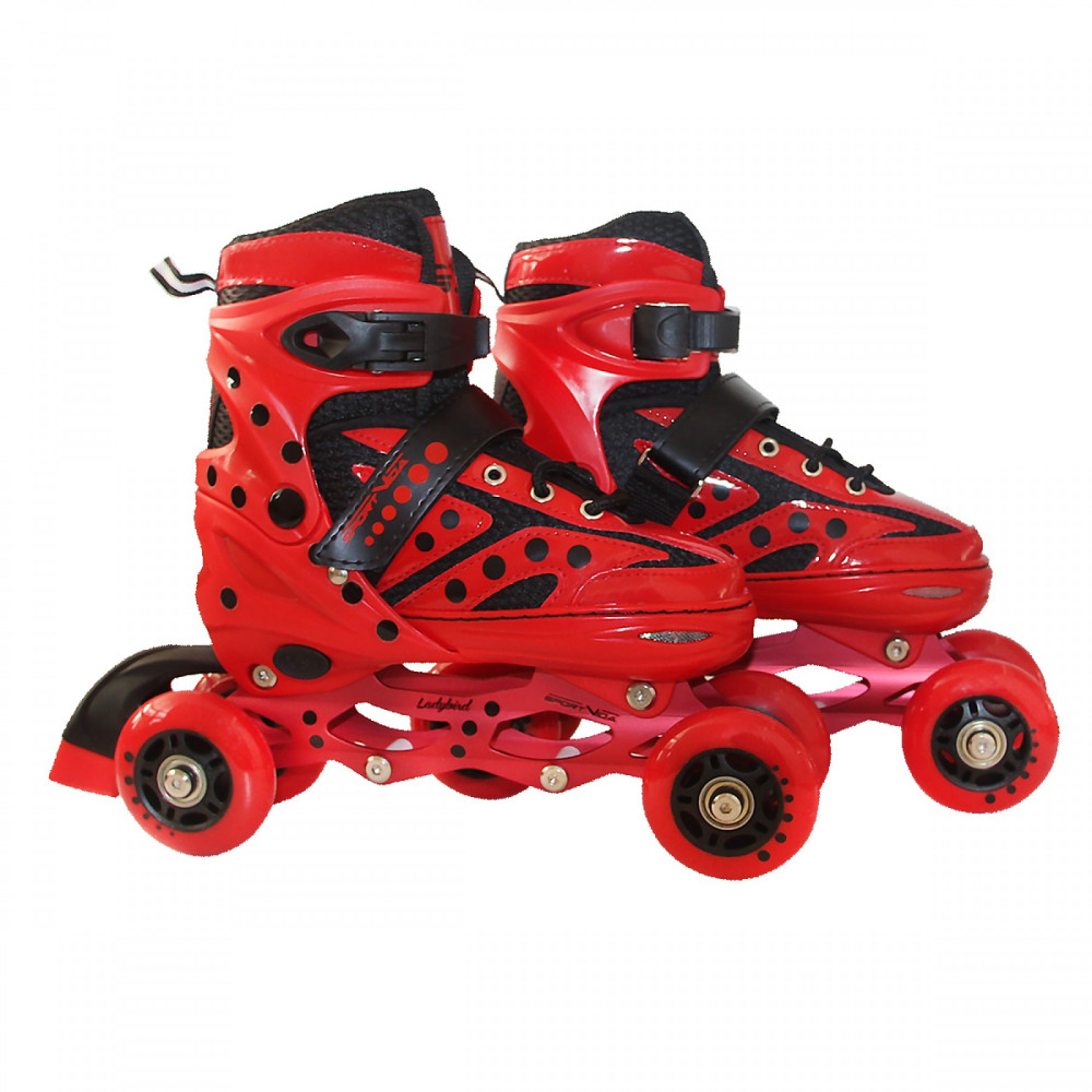 Роликові ковзани SportVida 4 в 1 Size 35-38 Red (SV-LG0023)