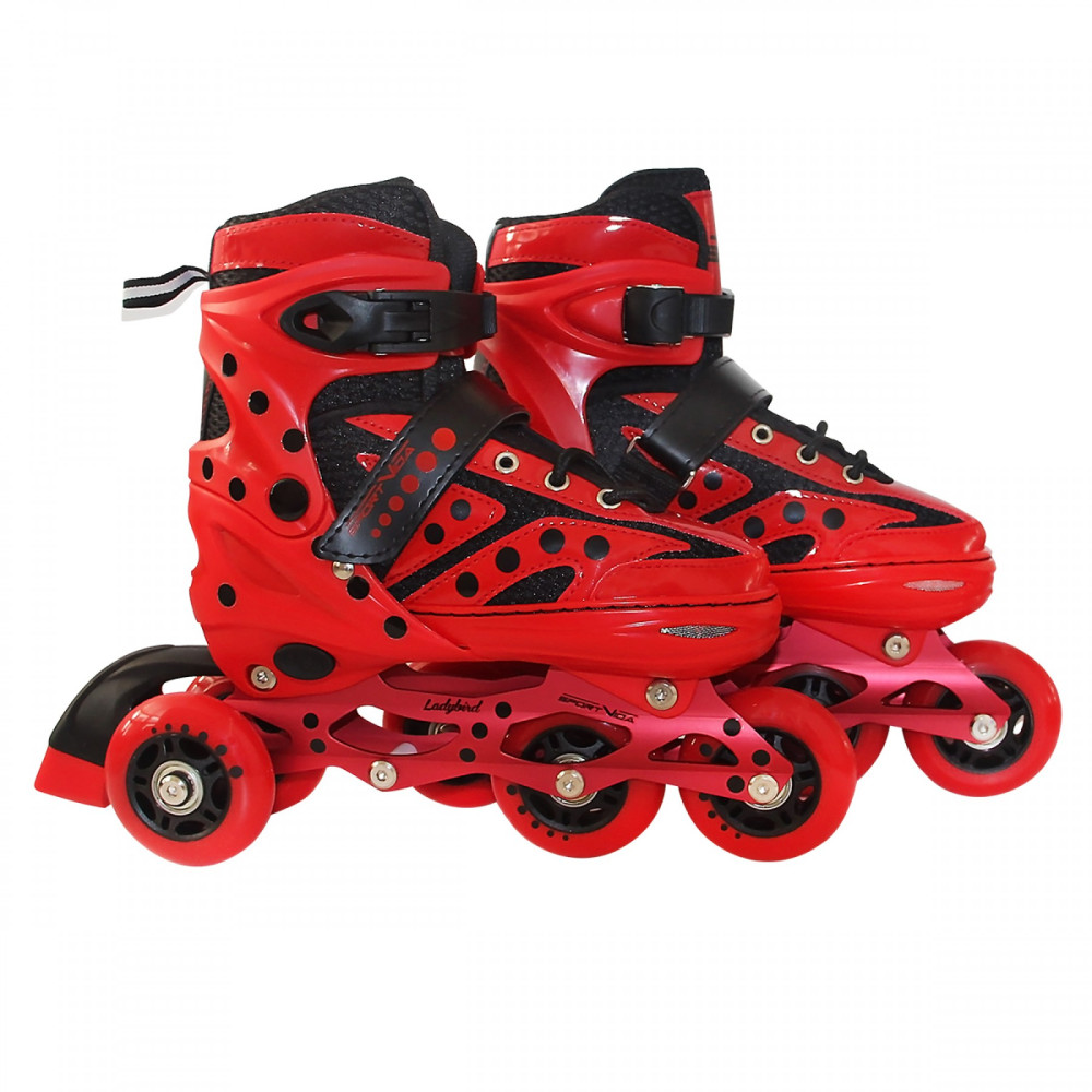 Роликові ковзани SportVida 4 в 1 Size 35-38 Red (SV-LG0023)