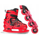 Роликові ковзани SportVida 4 в 1 Size 35-38 Red (SV-LG0023)
