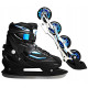 Роликові ковзани SportVida 4 в 1 Size 35-38 Black/Blue (SV-LG0029)