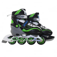 Роликовые коньки SportVida 4 в 1 Size 31-34 Black/Green/White (SV-LG0034)
