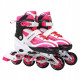 Роликові ковзани SportVida Size 31-34 White/Pink (SV-LG0042)