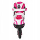Роликові ковзани SportVida Size 35-38 White/Pink (SV-LG0043)
