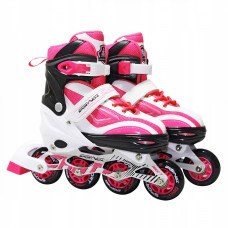 Роликовые коньки SportVida Size 39-42 White/Pink (SV-LG0044)