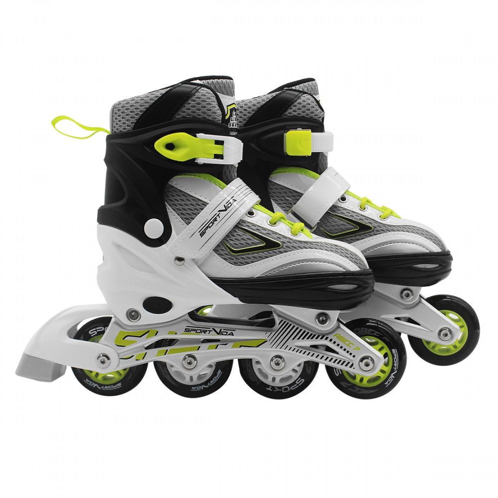 Роликові ковзани SportVida Size 39-42 Grey/Yellow (SV-LG0053)