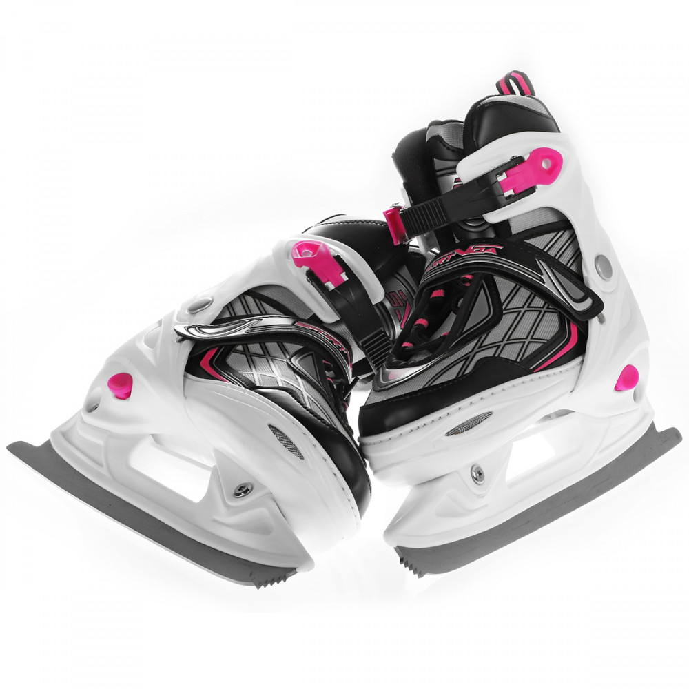 Роликові ковзани SportVida 4 в 1 Size 35-38 Black/White/Pink (SV-LG0062)