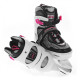 Роликові ковзани SportVida 4 в 1 Size 39-42 Black/White/Pink (SV-LG0063)