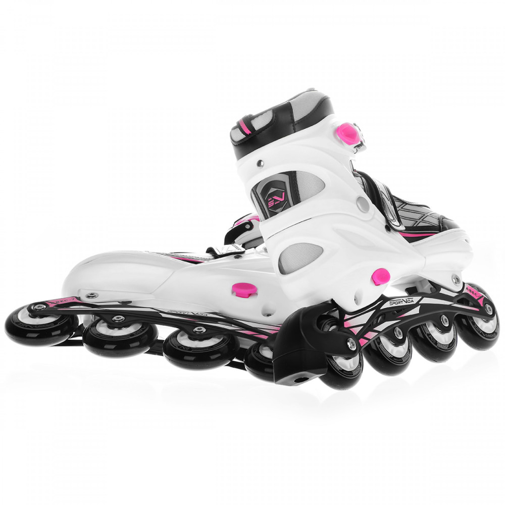 Роликові ковзани SportVida 4 в 1 Size 39-42 Black/White/Pink (SV-LG0063)
