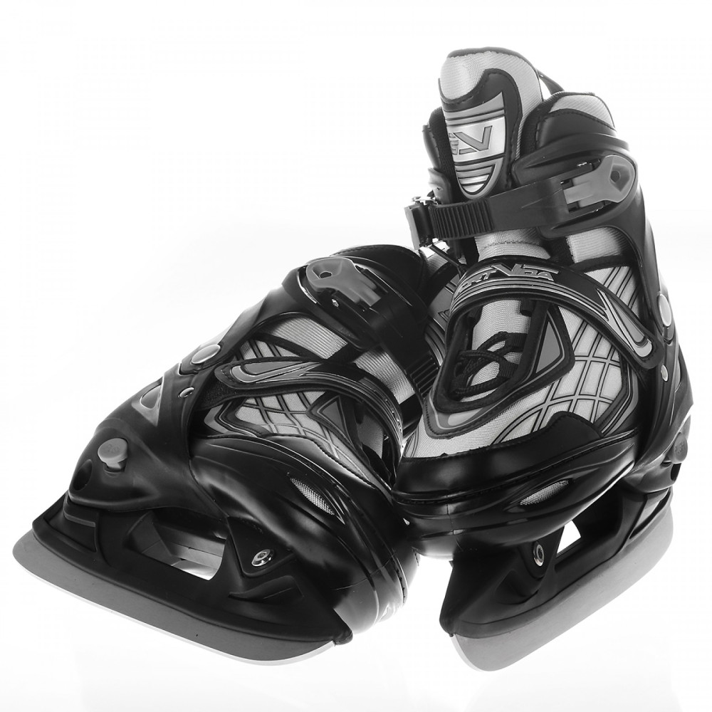 Роликові ковзани SportVida 4 в 1 Size 35-38 Black/Grey (SV-LG0064)