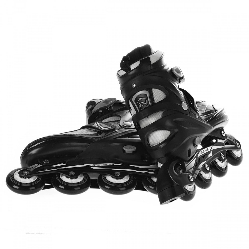 Роликові ковзани SportVida 4 в 1 Size 35-38 Black/Grey (SV-LG0064)