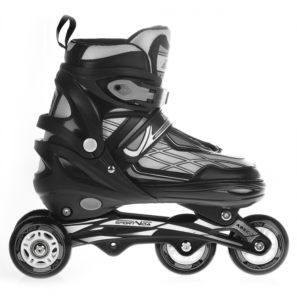 Роликові ковзани SportVida 4 в 1 Size 35-38 Black/Grey (SV-LG0064)