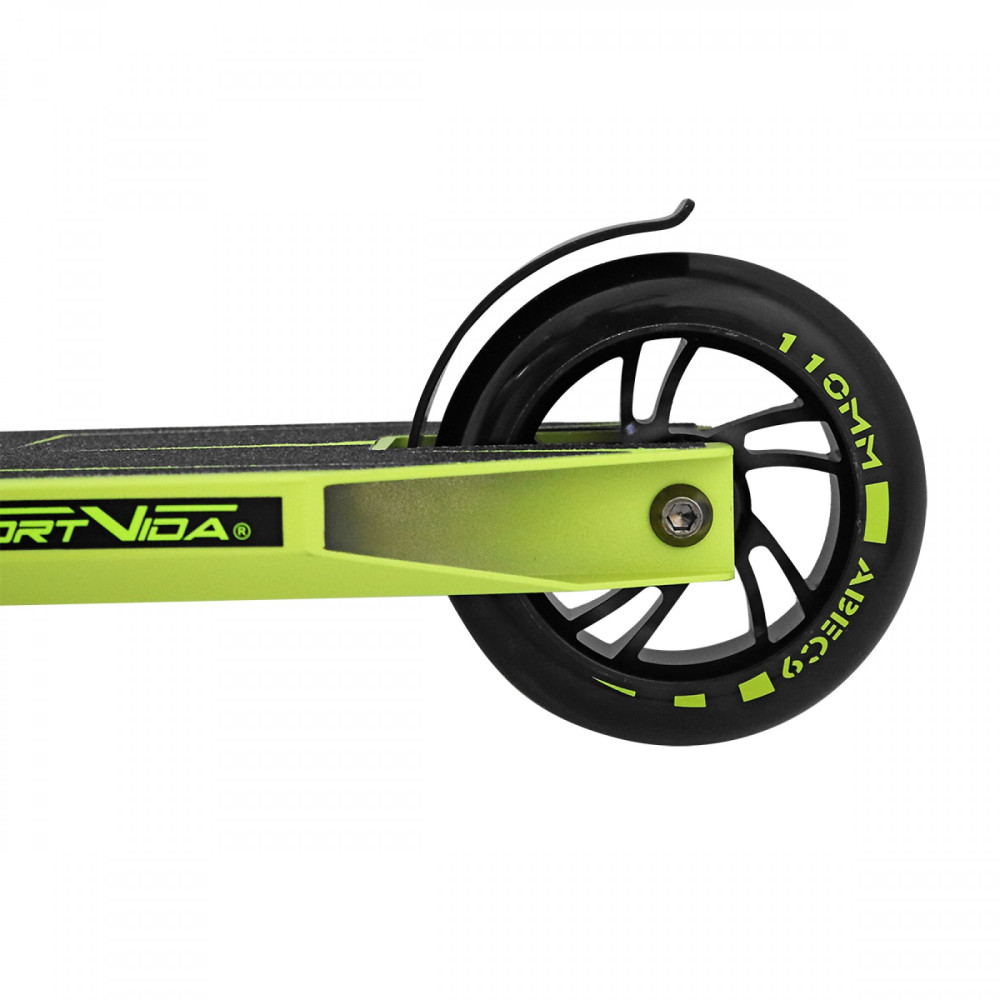Трюковый самокат SportVida Stunt Rampage Terror Black/Green (SV-RT0001)