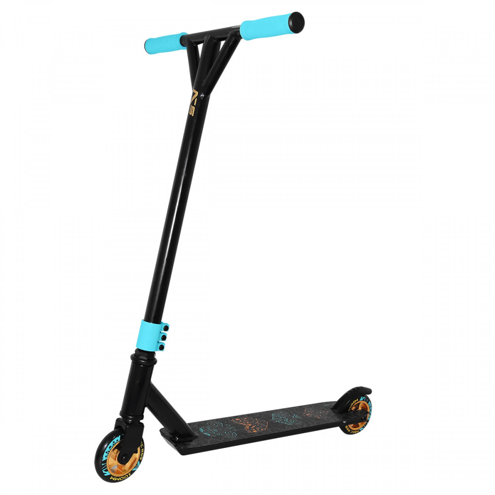 Трюковий самокат SportVida Stunt Poker Black/Blue (SV-WO0017)