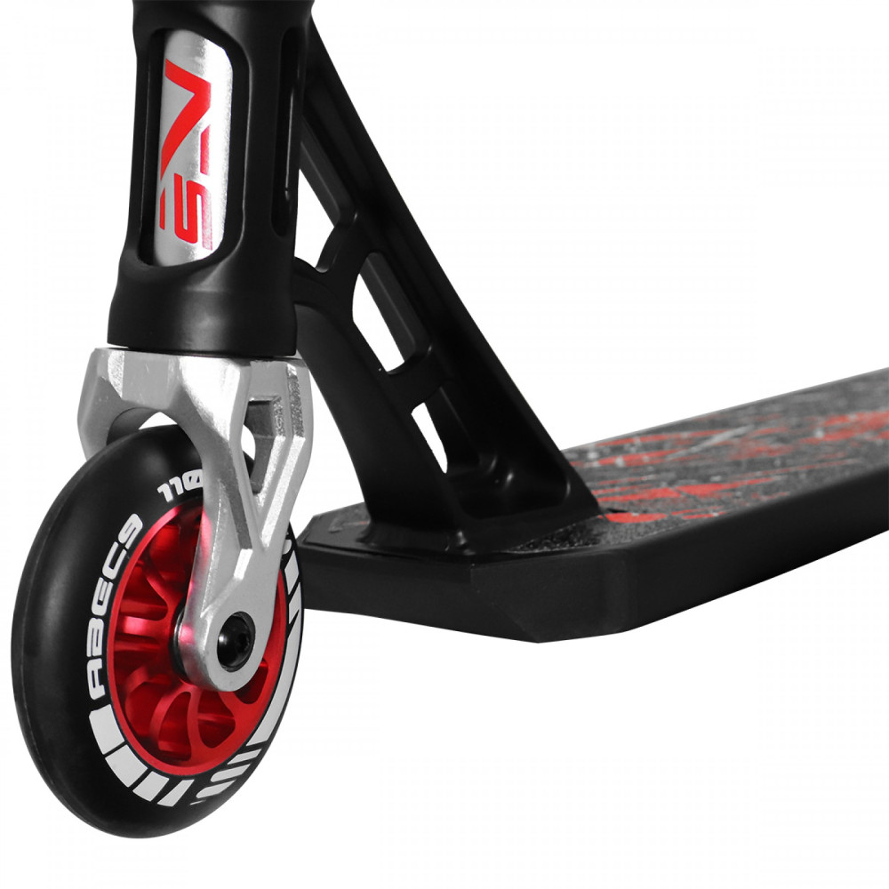 Самокат SportVida з пегами Stunt 110 Pro Black/Red (SV-WO0018)