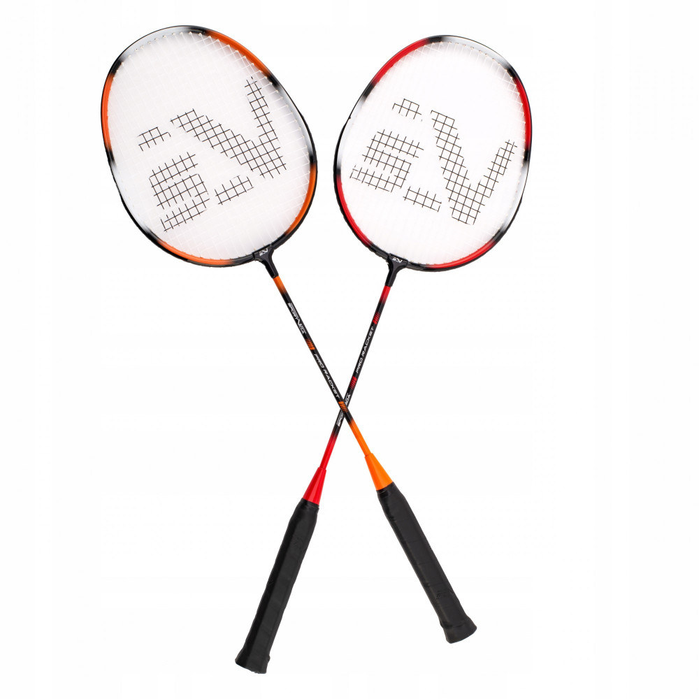 Бадминтон, спидминтон, сквош Набор для бадминтона SportVida Pro 4 шт ракетки + 2 шт воланы + сетка (SV-SE0003)
