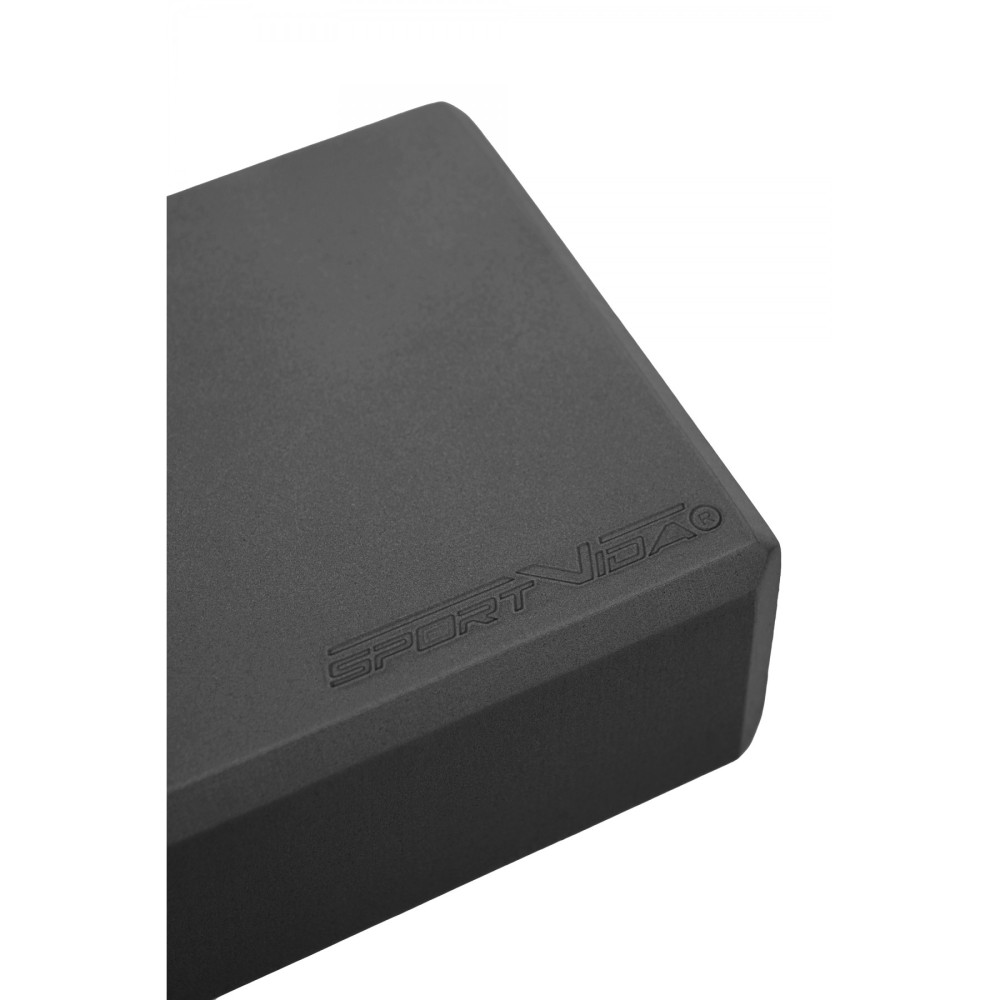 Блок для йоги SportVida EVA 23 x 15 x 7.6 см SV-EZ0065 Black