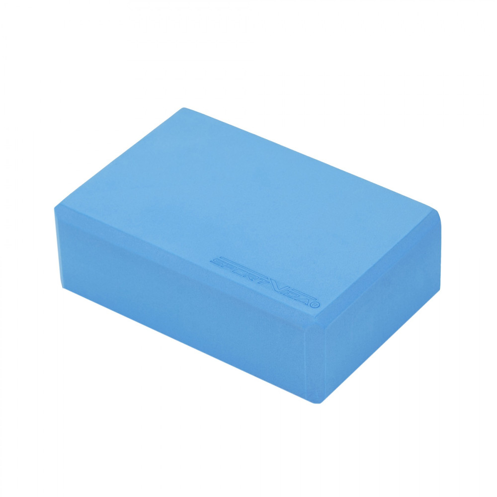 Блок для йоги SportVida EVA 23 x 15 x 7.6 см SV-EZ0068 Sky Blue