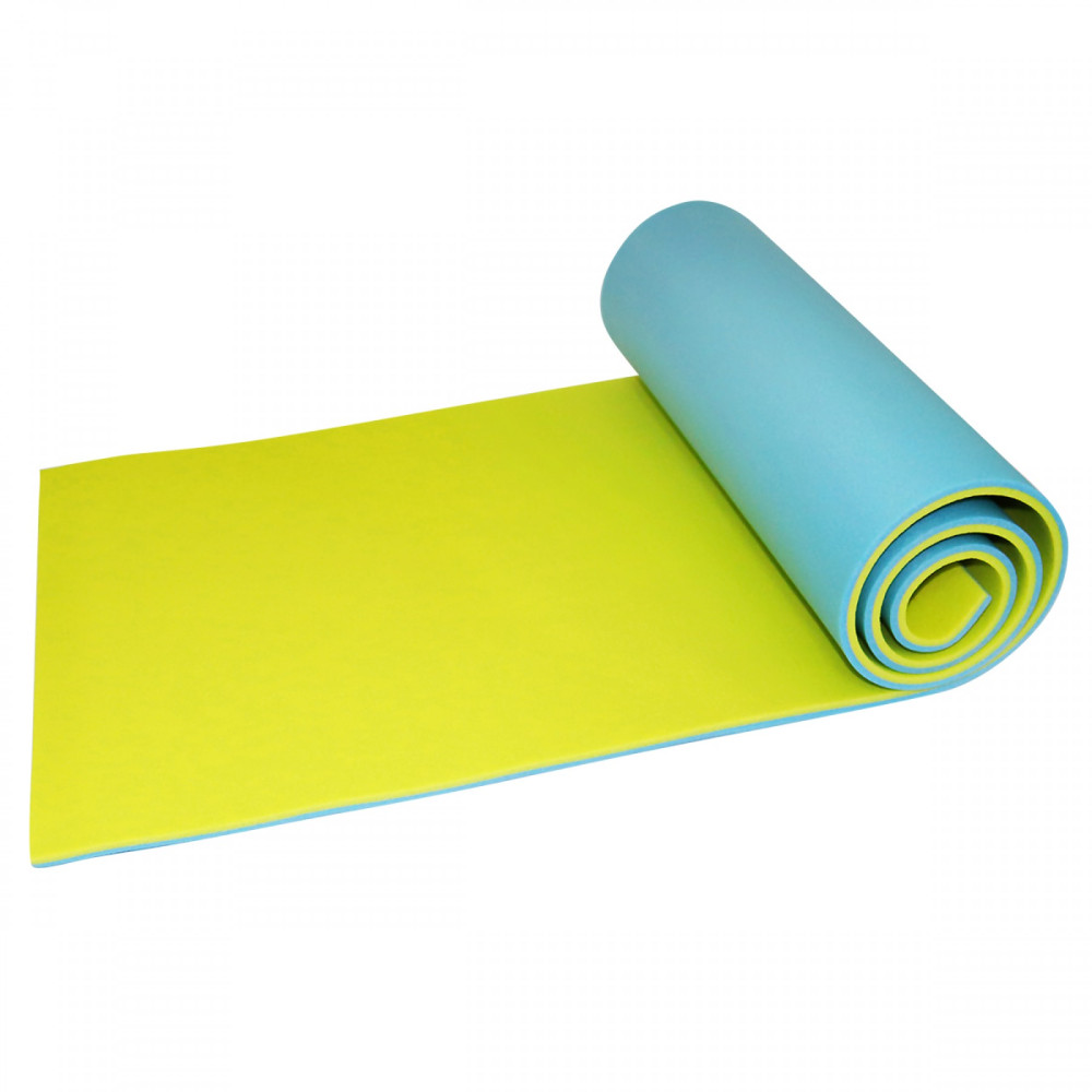 Коврик туристичний (каремат) SportVida XPE 1 см Blue/Yellow SV-EZ0003