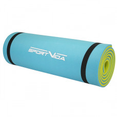 Коврик туристичний (каремат) SportVida XPE 1 см Blue/Yellow SV-EZ0003