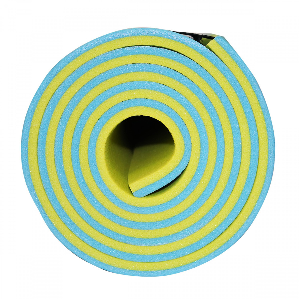Коврик туристичний (каремат) SportVida XPE 1 см Blue/Yellow SV-EZ0003