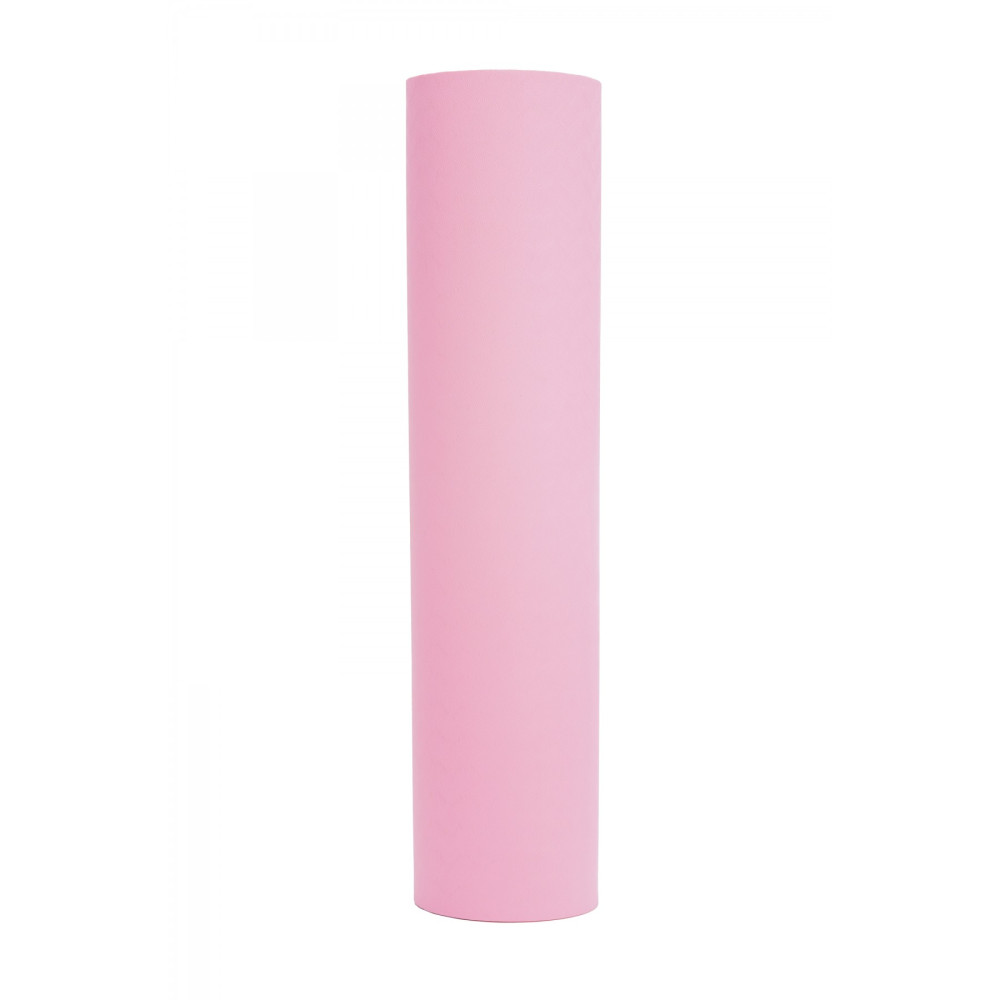 Килимок (мат) спортивний SportVida TPE 183 x 61 x 0.4 см для йоги та фітнесу SV-EZ0054 Pink/Blue