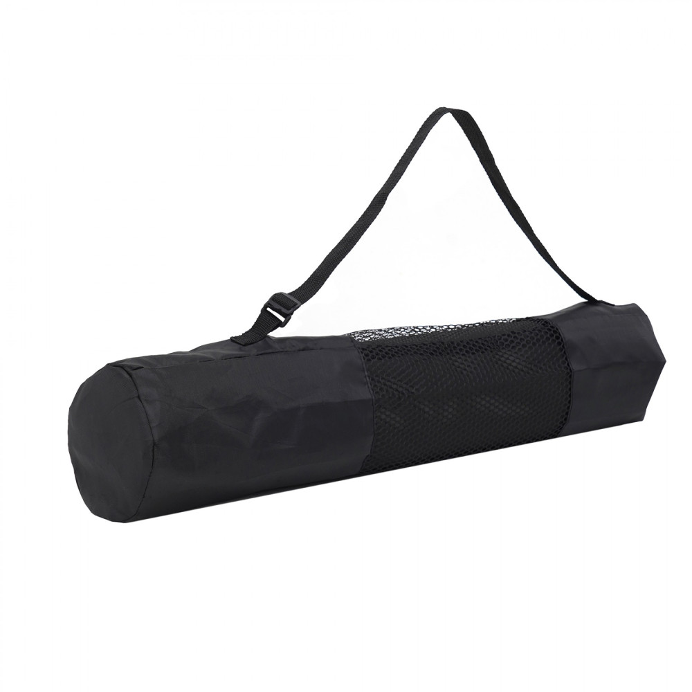 Килимок (мат) спортивний SportVida TPE 183 x 61 x 0.6 см для йоги та фітнесу SV-EZ0056 Black