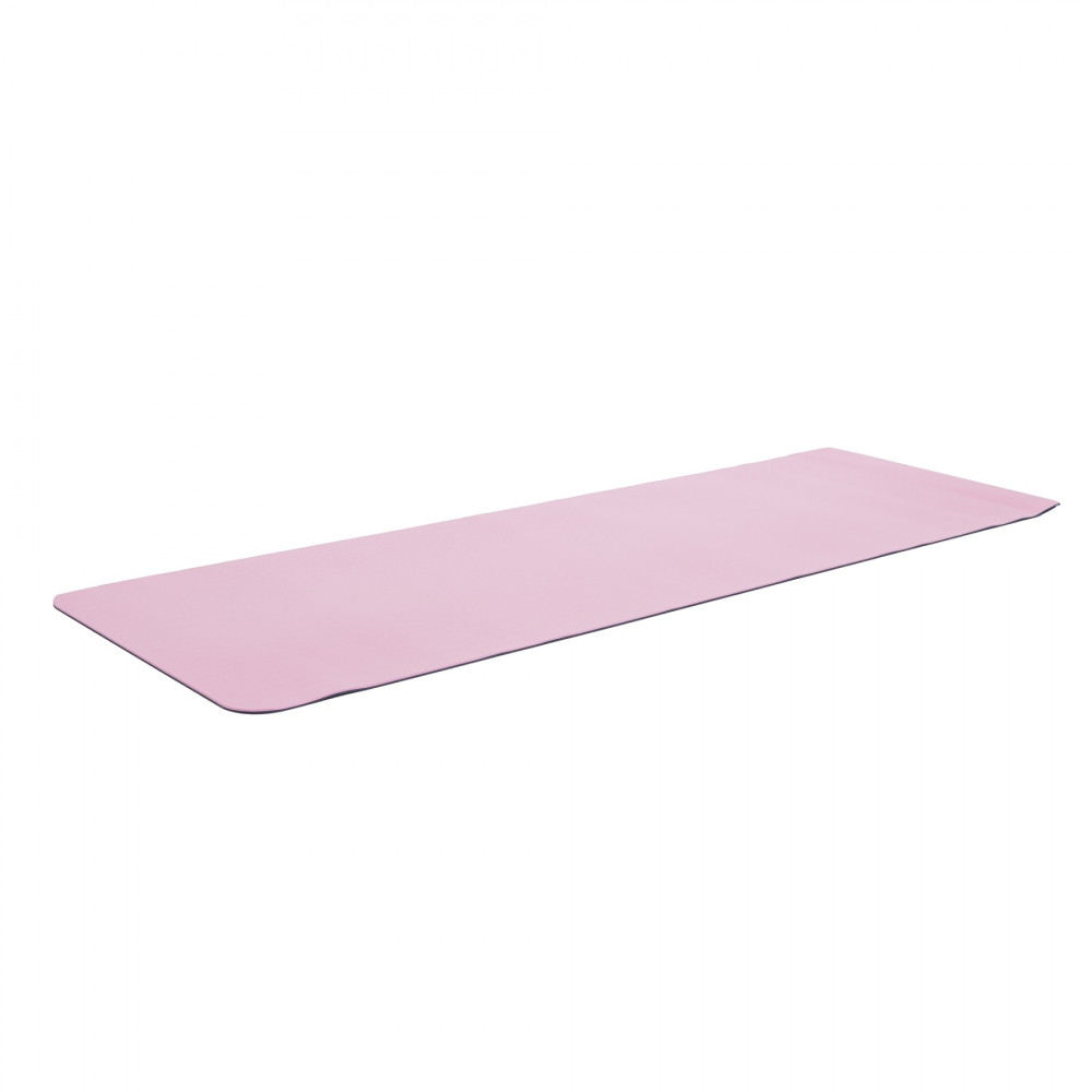 Килимок (мат) спортивний SportVida TPE 183 x 61 x 1 см для йоги та фітнесу SV-EZ0064 Pink/Blue