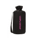 Килимок акупунктурний SportVida Аплікатор Кузнєцова з валиком 66 x 40 см Black/Pink (SV-HK0352)