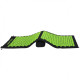 Килимок акупунктурний SportVida Аплікатор Кузнєцова 130 x 50 см з валиком Black/Green (SV-HK0353)