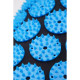 Килимок акупунктурний SportVida Аплікатор Кузнєцова з валиком 66 x 40 см Black/Blue (SV-HK0407)